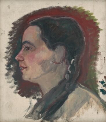 Portrait of a Young Woman with a Braid