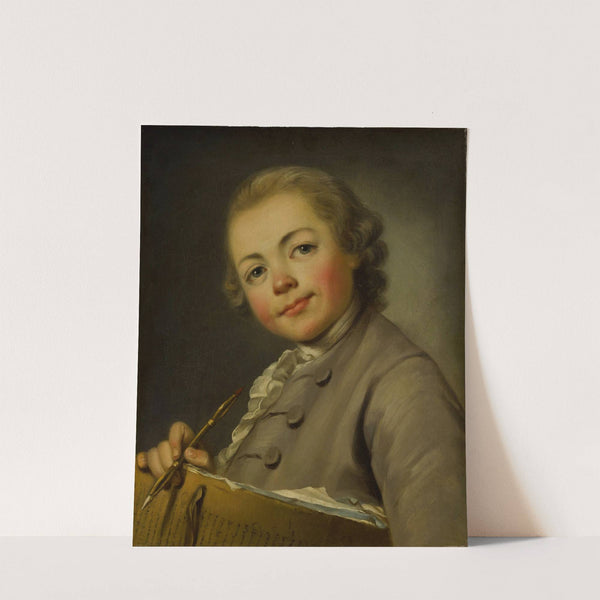 Portrait of a youth, said to be Louis Berthier-Bizy by Nicolas Bernard Lépicié