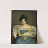 Portrait of Adriana Johanna van Wijck, Wife of Johannes Ploos van Amstel by Petrus van Schendel