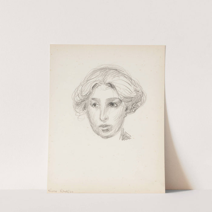 Portrait of Aino Sibelius by Venny Soldan-Brofeldt