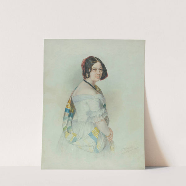 Portrait of Aleksandra, née Stecka, Princess Michałowa Radziwiłł (1840) by Ksawery Jan Kaniewski