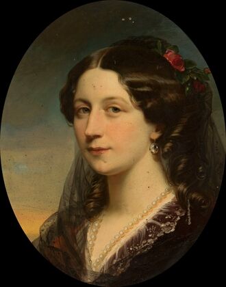 Portrait of Aleksandra Potocka née Potocka (1818–1892)