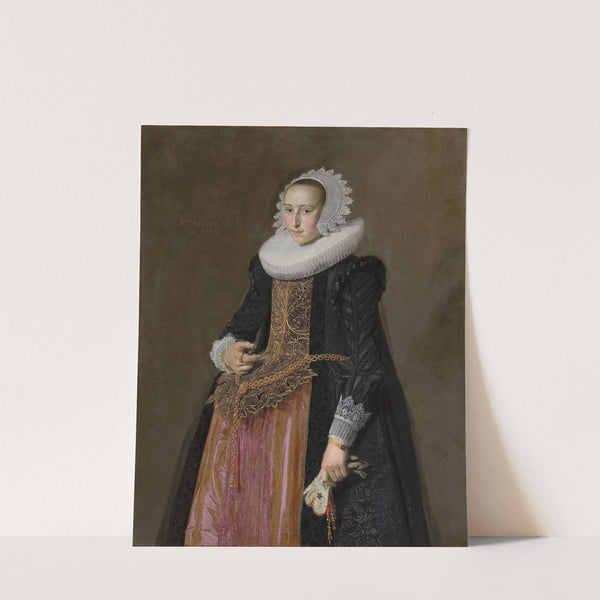 Portrait of Aletta Hanemans (1625) by Frans Hals