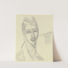 Portrait of Alfred Döblin (ca. 1913) by Ernst Ludwig Kirchner