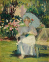 Portrait of Alice L. Riddle Kindler in the Phlox Garden