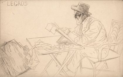 Portrait of Alphonse Legros