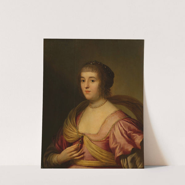 Portrait of Amalia van Solms by Gerard van Honthorst