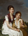 Portrait Of Amélie-Justine And Charles-Édouard Pontois