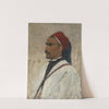 Portrait of an arab by Wilhelm Kuhnert