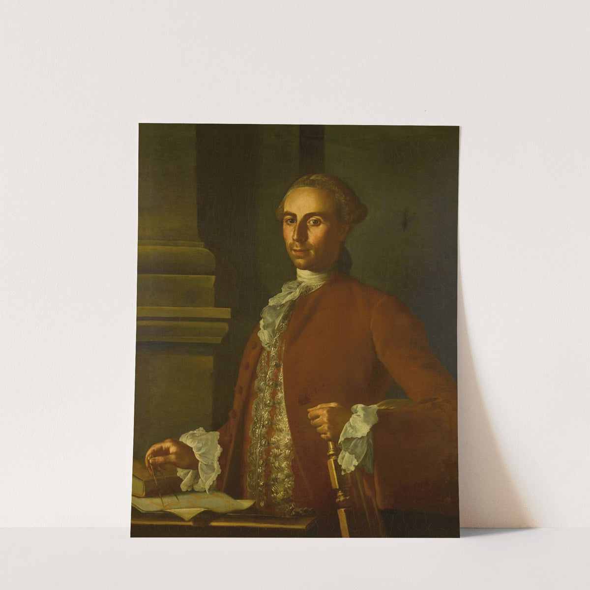 Portrait of an architect by Carlo Amalfi