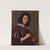 Portrait of an artist, half-length, before an easel by Lorenzo Lippi