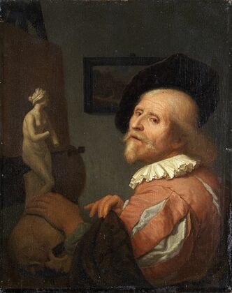 Portrait of an Artist in His Studio
