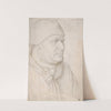 Portrait of an Ecclesiastic by Jean Fouquet