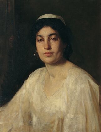Portrait of an Egyptian woman