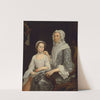 Portrait of an Elderly Lady and a Girl by George Beare