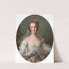 Portrait Of An Elegant Lady In An Ivory-Coloured Dress by Circle of Jean-Marc Nattier