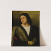 Portrait of an elegant young man by Bernardino Licinio