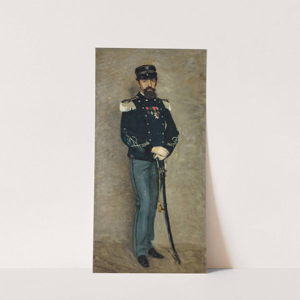 Portrait of an Infantry Captain by Federico Zandomeneghi