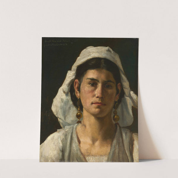 Portrait of an Italian Woman by Ernst Hänßler