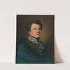 Portrait of an officer (1829) by Anton Einsle