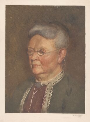 Portrait of an old lady