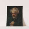 Portrait of an old man by Kazimierz Mirecki