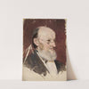 Portrait of an old man by Jean Lulvès
