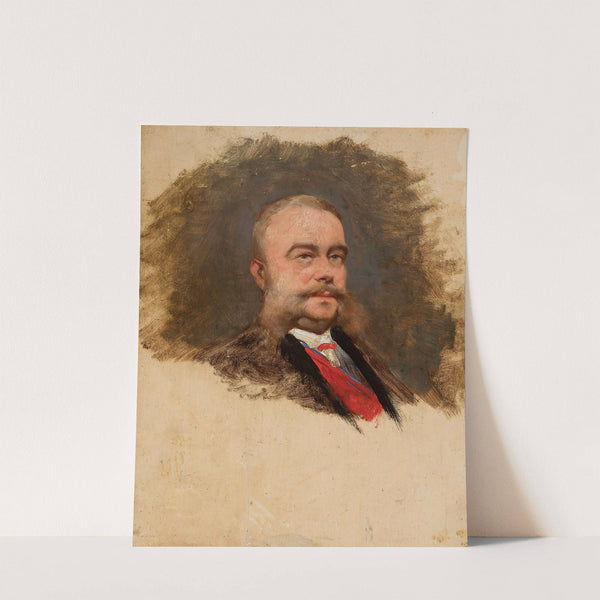 Portrait of an old man, sketch by Tadeusz Ajdukiewicz