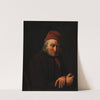Portrait Of An Old Sailor by Peter Julius Larsen