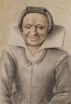 Portrait of an old woman smiling