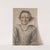 Portrait of an old woman smiling by Nicolas Lagneau