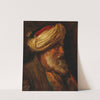 Portrait of an Oriental Man in Profile (a Turk) (1855) by Friedrich von Amerling