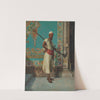 Portrait of an oriental with a gun by Francesco Beda