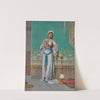 Portrait of an oriental woman with a fan by Francesco Beda