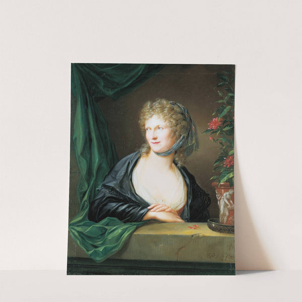 Portrait of an Unknown Woman by Friedrich Georg Weitsch