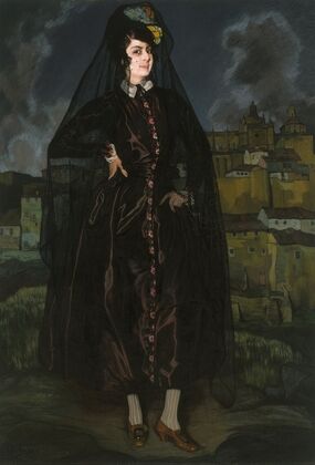 Portrait of Anita Ramírez in Black