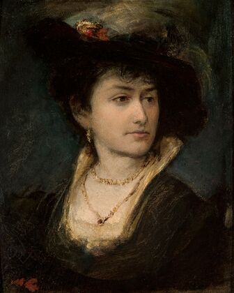 Portrait of Anna, artist’s sister (1877 - 1878)