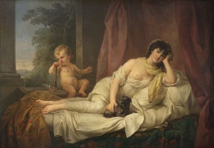 Portrait of Anna Lampel (d. 1800), actress