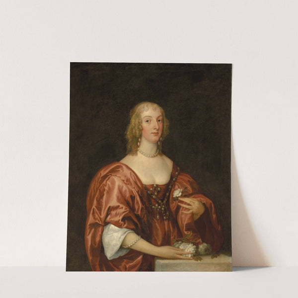 Portrait of Anna Sophia, Countess of Carnarvon (c.1610-c.1695) by Follower of Anthony van Dyck