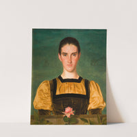 Portrait Of Anne Elizabeth Baker (1859-1947) (1887) by Joseph Edward Southall