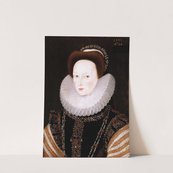 Portrait of Anne Knollys by Robert Peake the Elder