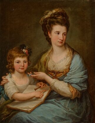 Portrait of Anne Stewart, née Dashwood, Countess of Galloway (1743-1830) — size preview