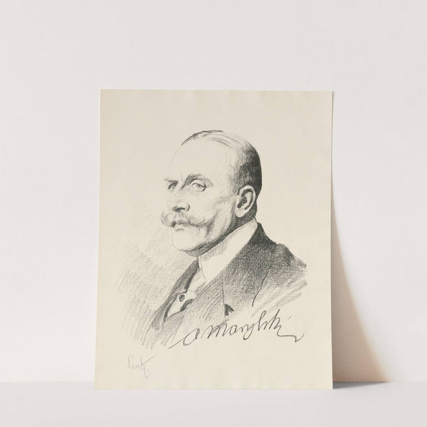 Portrait of Antoni Marylski (1919) by Stanisław Lentz