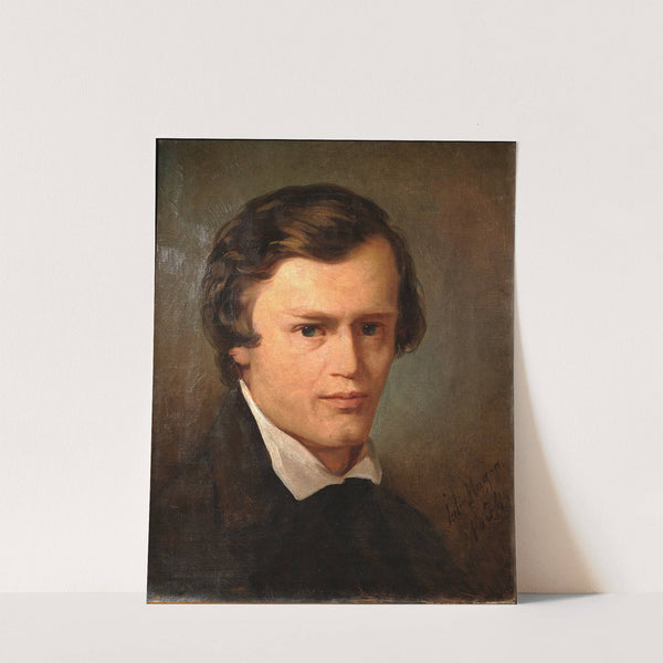 Portrait of Artist Hermann Hartmann (1854) by Julie Wilhelmine Hagen-Schwarz