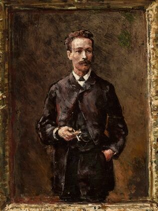 Portrait of Artur Gruszecki, sketch
