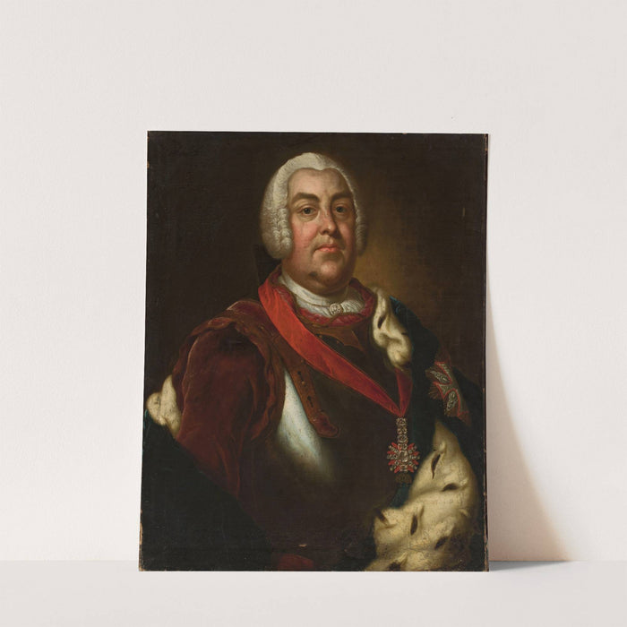 Portrait of Augustus III the Saxon, King of Poland by Christian Benjamin Müller