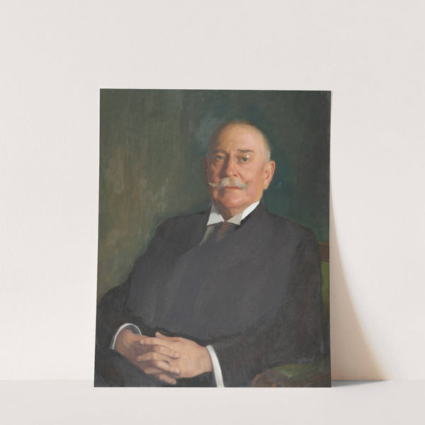 Portrait of bank director Salin, Sundsval by Bernhard Österman