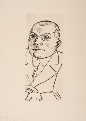Portrait of Baron Simolin I (Small Version) (1928)