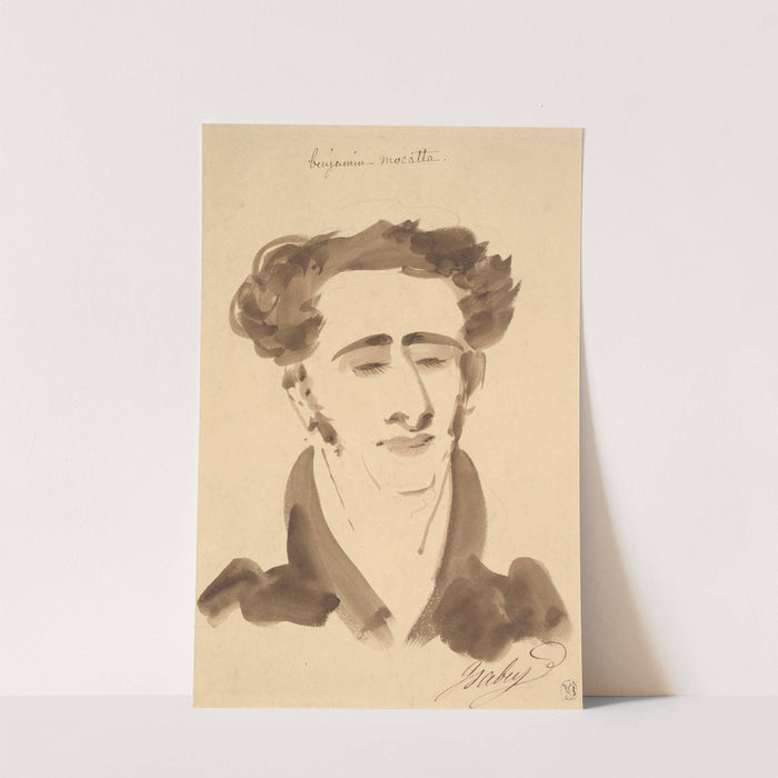 Portrait of Benjamin Mocatta (1802–1865) by Jean-Baptiste Isabey