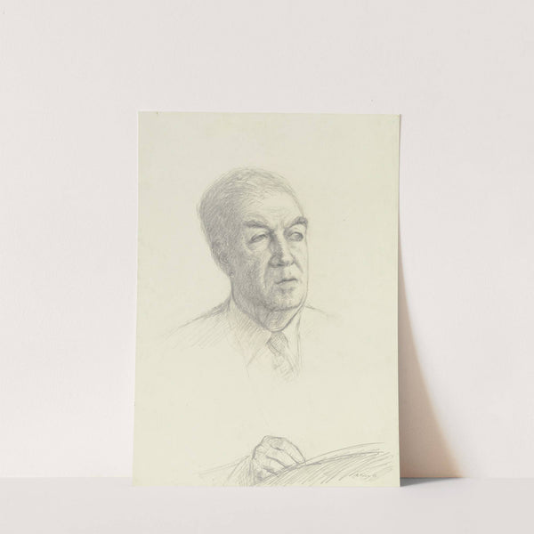 Portrait of Benno Reifenberg I (1963) by Arno König